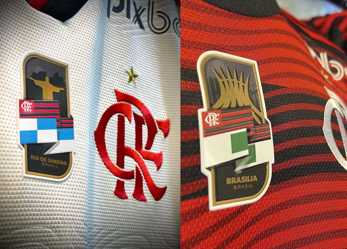 O novo uniforme do Flamengo tem um patch com a bandeira do estado