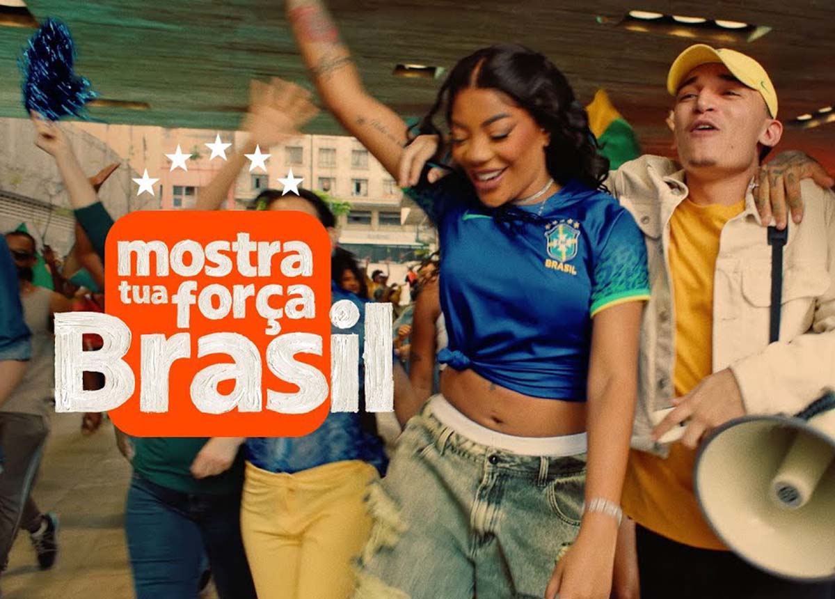 Itaú resgata a música da copa “Mostra Tua Força, Brasil” em nova versão com Ludmilla, João Gomes, Timbalada e Kawe