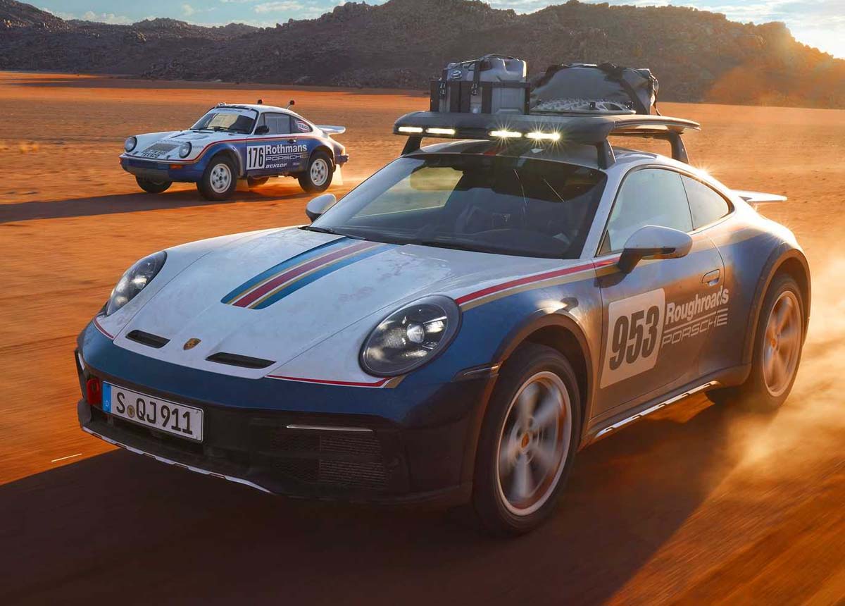 Porsche 911 ganha versão comemorativa off-road do Paris-Dakar
