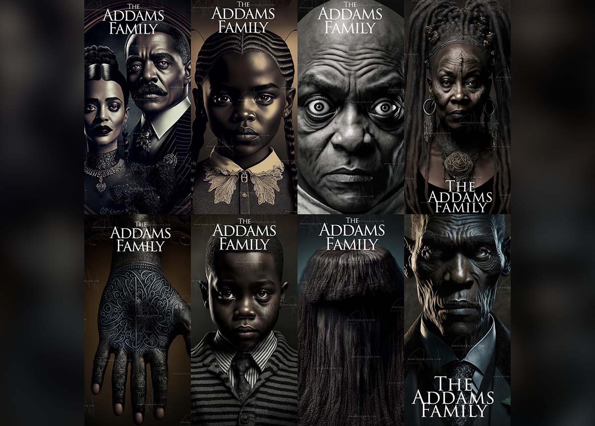 E se a Família Addams fossem afrodescendentes?