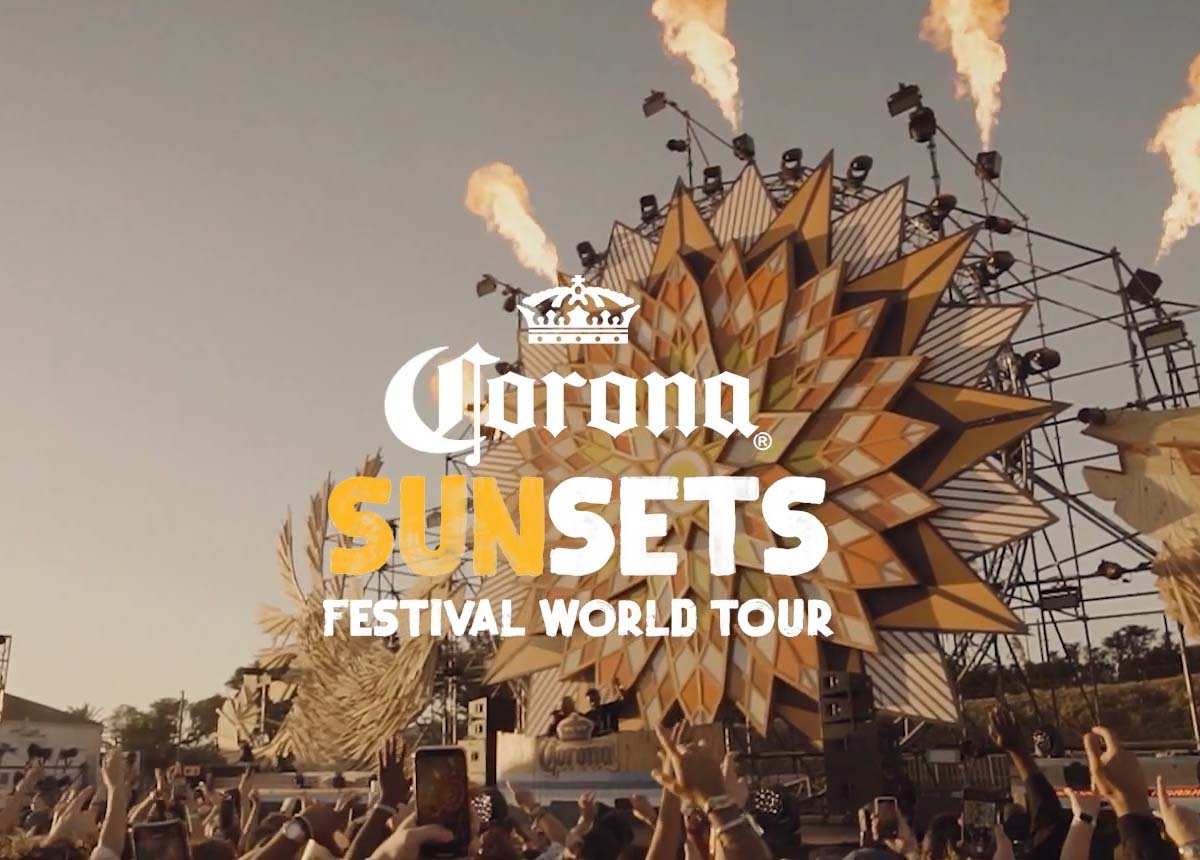 Corona Sunsets, cerveja promove festival em 14 países