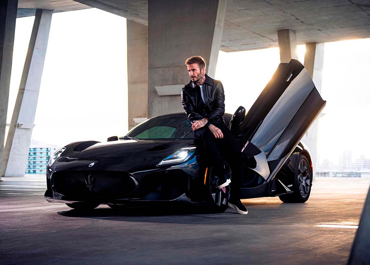 David Beckham é o designer da Maserati e cria 2 novos modelos