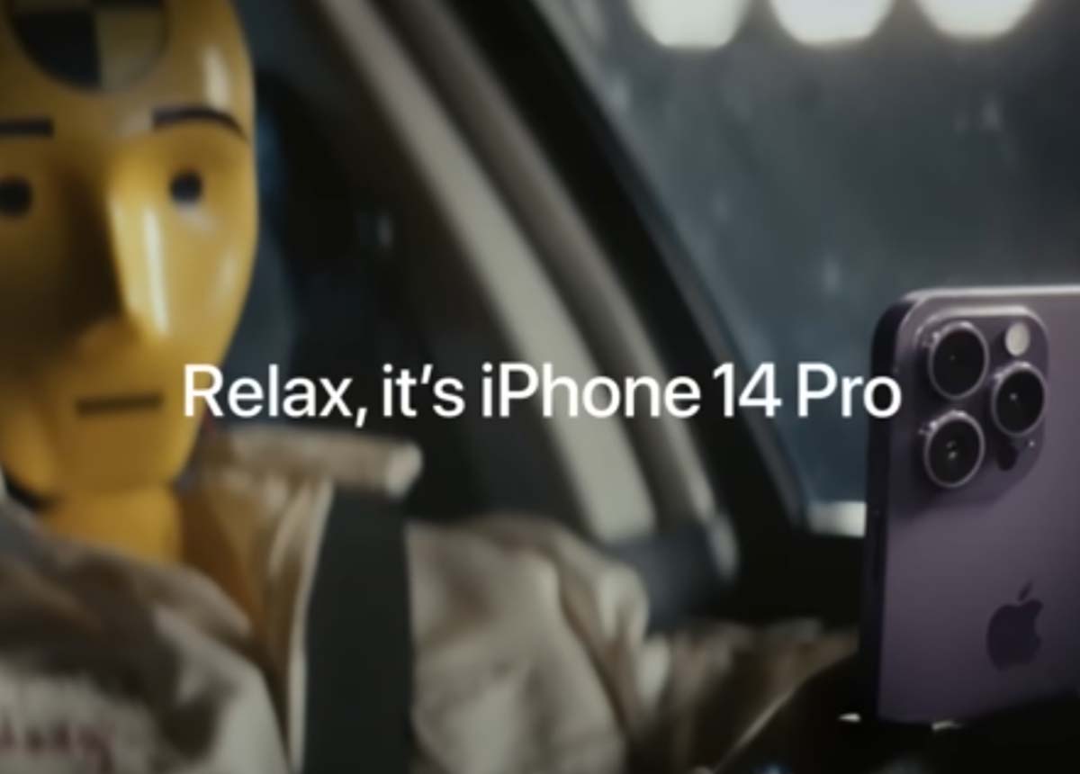 iPhone 14 Pro, teste de colisão