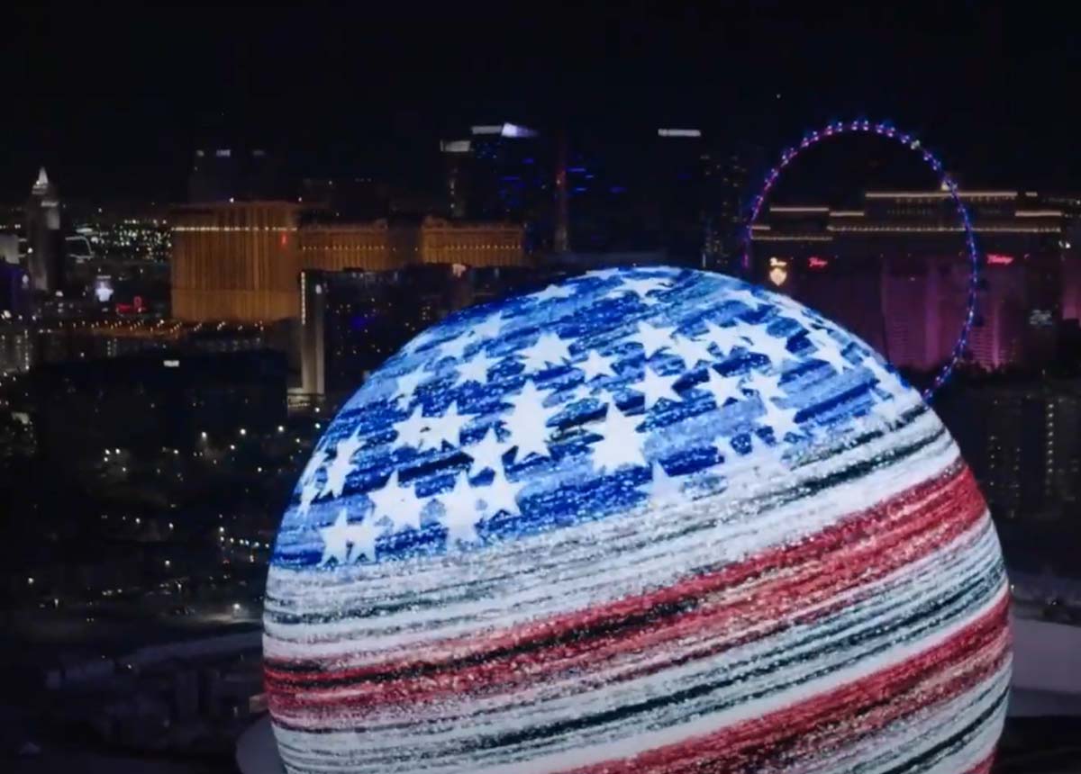 Maior estrutura esférica do mundo é inaugurada em Las Vegas