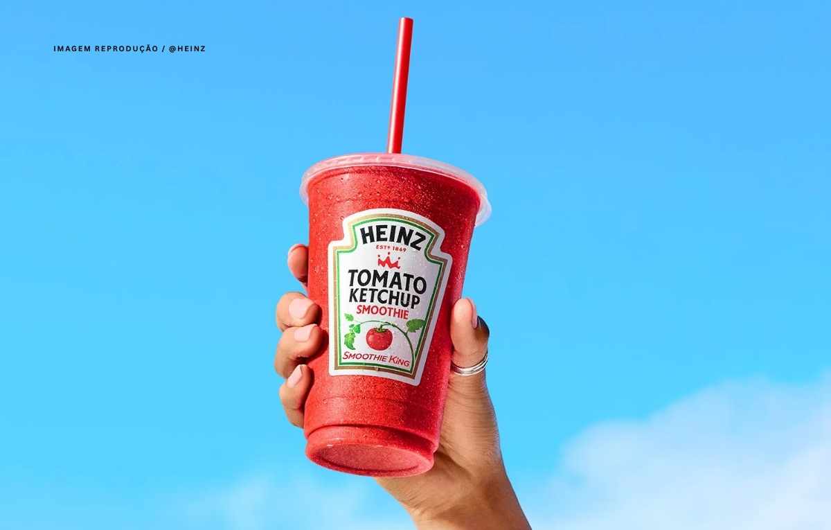 Smoothie King surpreende com inusitado Heinz Tomato Ketchup Smoothie